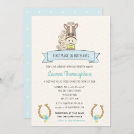 Derby Horse Baby Boy Shower Invitations Aankondiging
