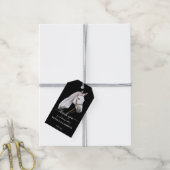 Derby horse equestrian party elegant white horse cadeaulabel (Met Touw)