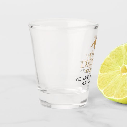 Derby Horse Race Party Custom Shot Glas (Links)