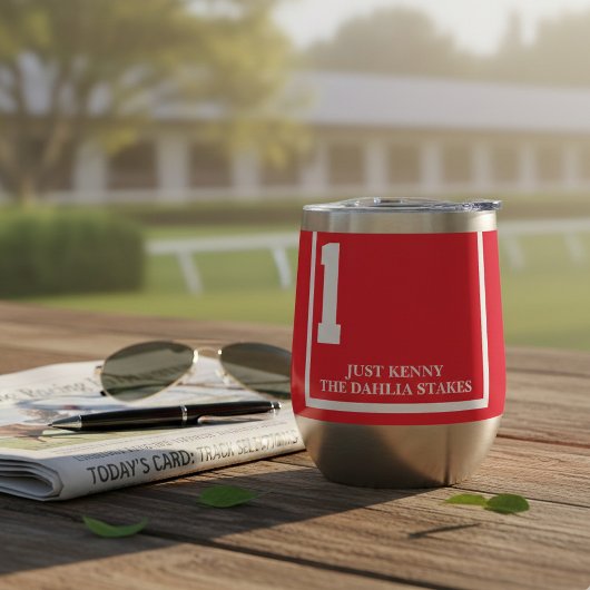 Derby Horse Race Rood 1 Gepersonaliseerd