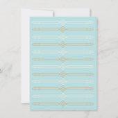 Derby Horse Racing Arts & Crafts houtsnede Party Kaart (Achterkant)