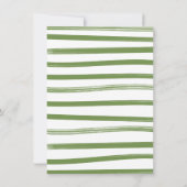 Derby Horse Racing Baby shower Clothesline Kaart (Achterkant)