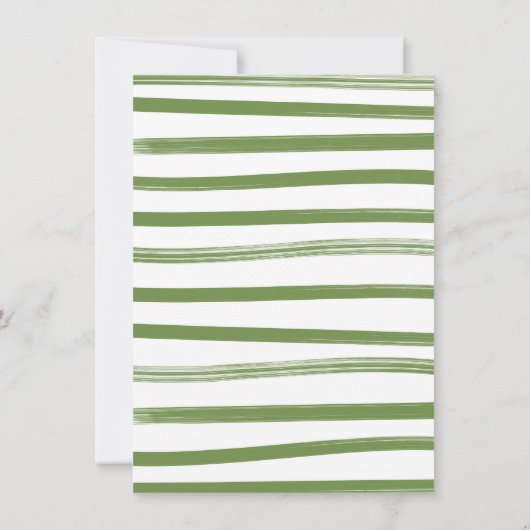 Derby Horse Racing Baby shower Clothesline Kaart (Achterkant)