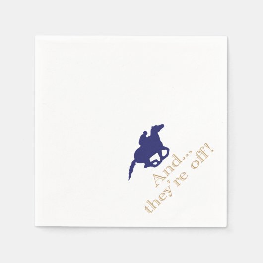 Derby Horse Racing Papieren servetten (Voorkant)