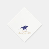 Derby Horse Racing Papieren servetten (Hoek)