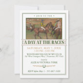 Derby Horse Racing Party | Edgar Degas Kaart (Voorkant)