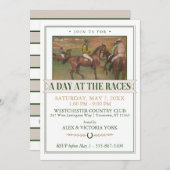 Derby Horse Racing Party | Edgar Degas Kaart (Voorkant / Achterkant)