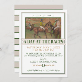 Derby Horse Racing Party | Edgar Degas Kaart