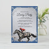 Derby Horse Racing Party Invitation 2026 Kaart (Staand voorkant)