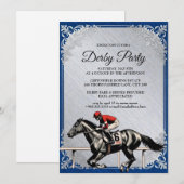 Derby Horse Racing Party Invitation 2026 Kaart (Voorkant / Achterkant)