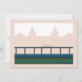 Derby Horse Racing Party Kaart (Achterkant)