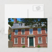 Derby House, Salem, MA Briefkaart (Voorkant / Achterkant)