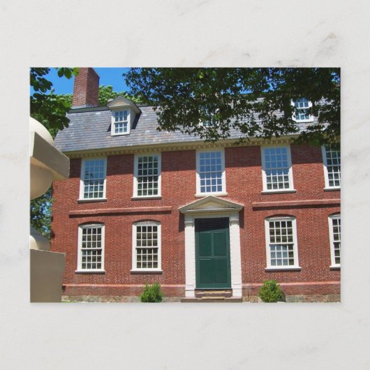 Derby House, Salem, MA Briefkaart (Voorkant)