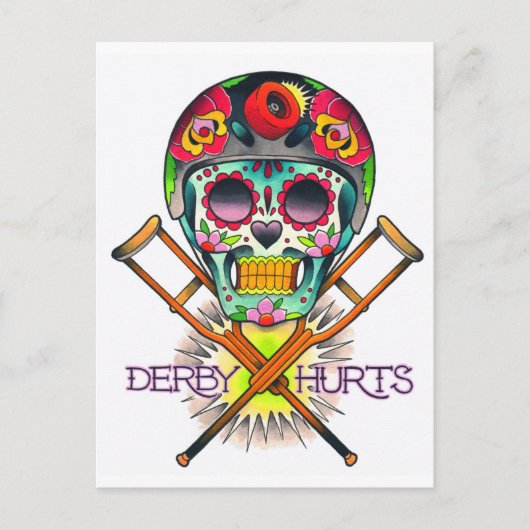 Derby Hurts Briefkaart (Voorkant)