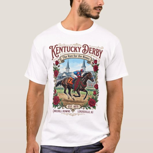 Derby Koninklijk Sinds 1875 T-shirt (Voorkant)