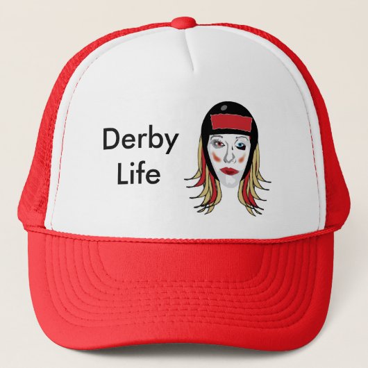 Derby Life Trucker hat Pet (Voorkant)