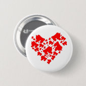Derby Love Ronde Button 5,7 Cm (Voorkant /achterkant)