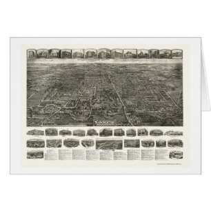Derby (Manchester), CT Panoramic Map - 1914