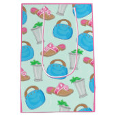 Derby Mint Julep Bermuda Bag Purse Sandalen Preppy Medium Cadeauzakje (Achterkant)