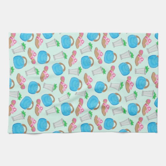 Derby Mint Julep Bermuda Bag Sandalen Bar Theedoek (Horizontaal)