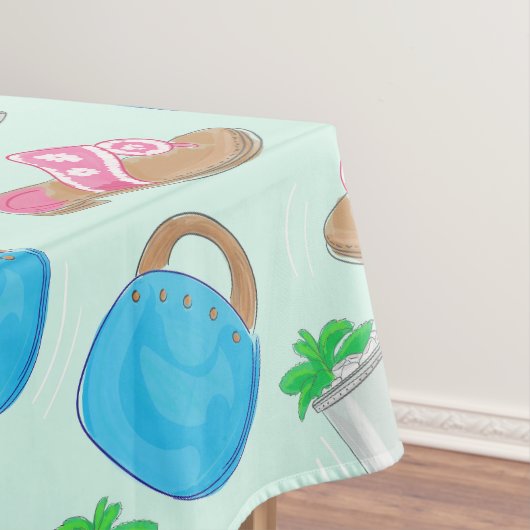 Derby Mint Julep Bermuda Bag Sandalen Tafelkleed (Voorbeeld)