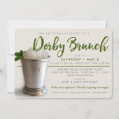Derby | Mint Julep | Partij Brunch Kaart (Voorkant)