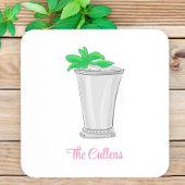 Derby Mint Julep Persoonlijk Preppy Bier Onderzetter