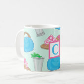 Derby Mint Julep Purse Jack Preppy Monogram Koffiemok (Voorkant links)