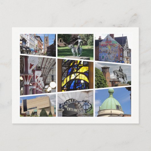 Derby multi-afbeelding briefkaart (Voorkant)