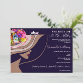 Derby op weg naar het Altar Horse Racing Vrijgezel Kaart (Staand voorkant)