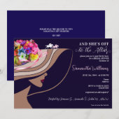 Derby op weg naar het Altar Horse Racing Vrijgezel Kaart (Voorkant / Achterkant)