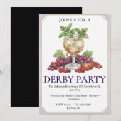 Derby Paard Icon voor Uitnodigingen (Voorkant / Achterkant)