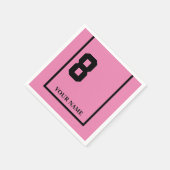 Derby Paard Race Roze 8 Gepersonaliseerd Servet (Hoek)