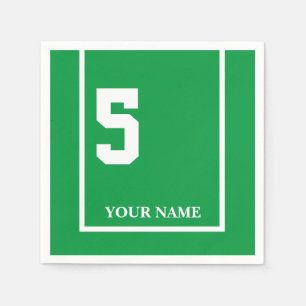 Derby Paardenrace Groen 5 Gepersonaliseerd Papier Servet