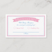 Derby Party Gender Reopenbaart de Kaart van bet (Voorkant)