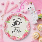Derby Party Groot Pet en Rozen Papieren Bordje (Feest)