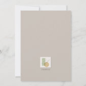 Derby Party handgetekende Woman Invitation Kaart (Achterkant)