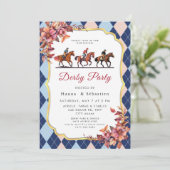 Derby Party Invitation Kaart (Staand voorkant)