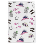 Derby Party Kleding Mint Julep Hoefijzer Medium Cadeauzakje (Voorkant)