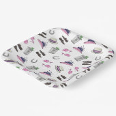 Derby Party Kleding Mint Julep Hoefijzer Papieren Bordje (Gebogen)