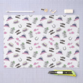 Derby Party Kleding Mint Julep Hoefijzer Tissuepapier (Craft)