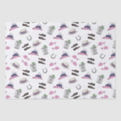 Derby Party Kleding Mint Julep Hoefijzer Tissuepapier (Voorkant)