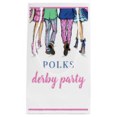 Derby Party Mode Preppy Horse Racing Klein Cadeauzakje (Voorkant)
