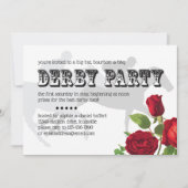 Derby Party Racehorse en Rozen 2 Kaart (Voorkant)