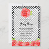 Derby Party Red Roses Kaart (Voorkant)