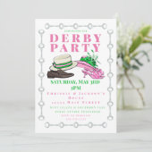 Derby Party Schoenen Fancy Petten Mode Preppy Kaart (Staand voorkant)