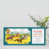 Derby Party Ticket Kaart (Staand voorkant)