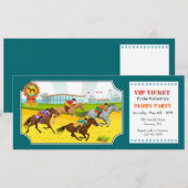 Derby Party Ticket Kaart (Voorkant / Achterkant)