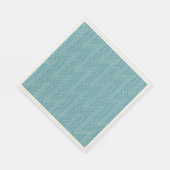 Derby Party Turquoise en Ivoor Servet (Hoek)