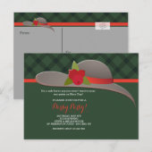 Derby Pet Post Card Uitnodiging Briefkaart (Voorkant / Achterkant)